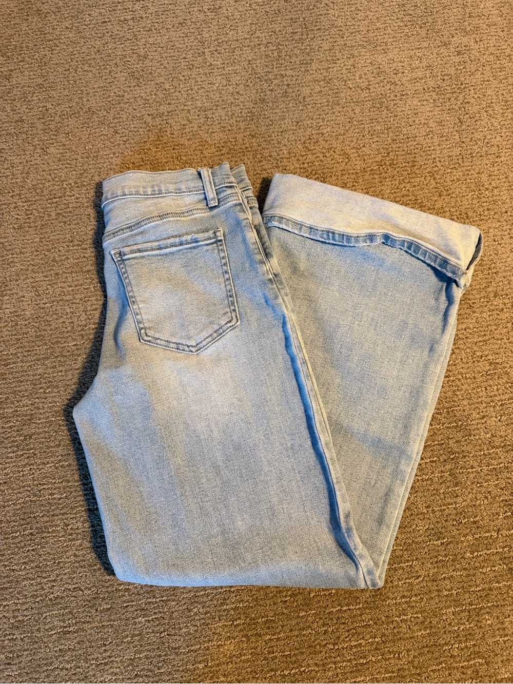 Just Black Light Blue Wide Leg Jeans